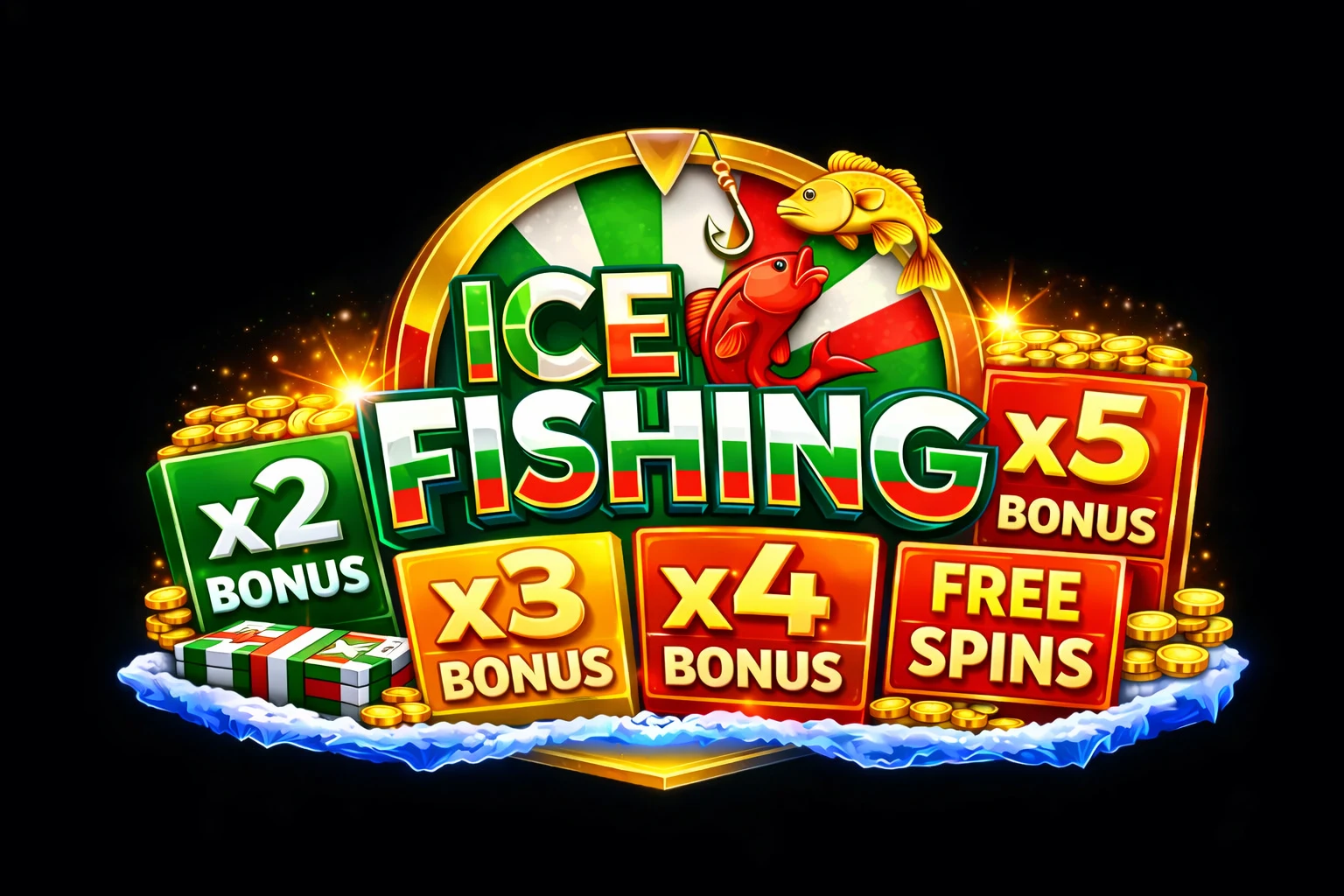 Come funziona la puntata nel gioco Ice Fishing